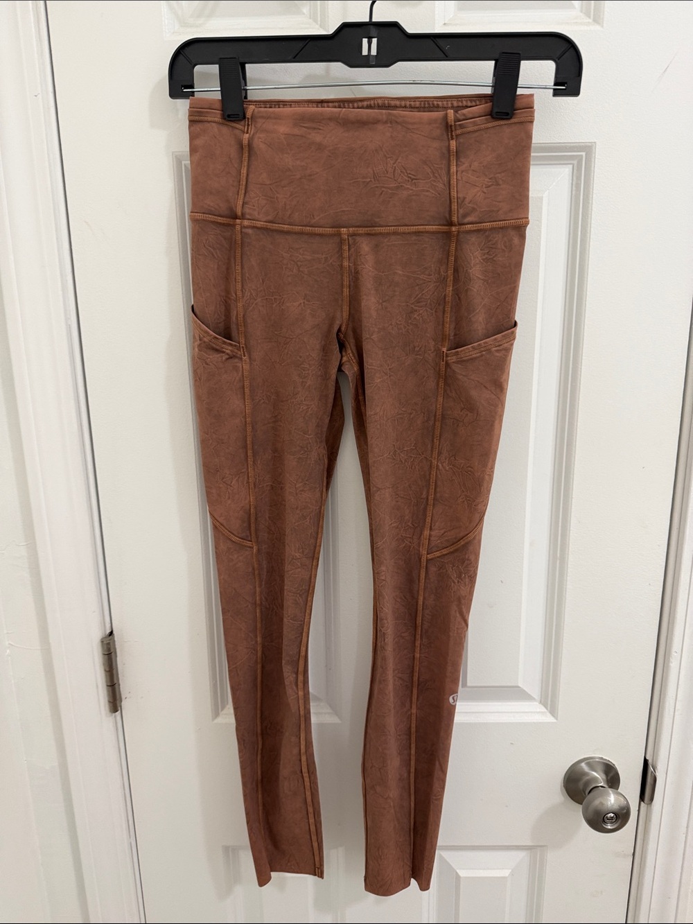 lululemon athletica High-Waist Pocket Leggings in Rust Brown